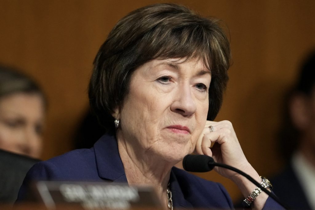 Supreme Court Vote Shadows Susan Collins in First Bid Since Abortion Ruling