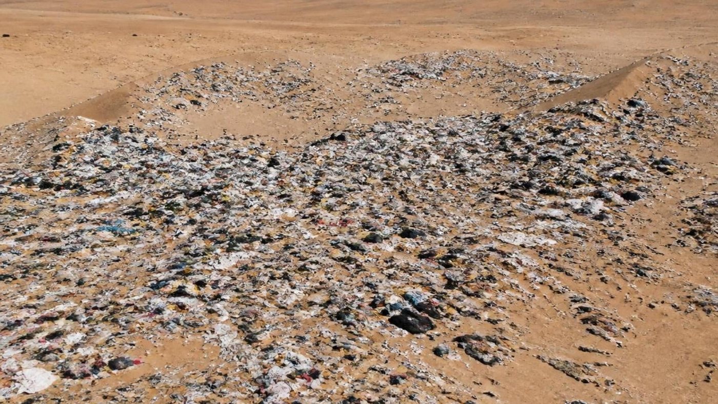 Chile's Atacama Desert Becomes a 60,000-Tonne Textile Dump Visible From Space
