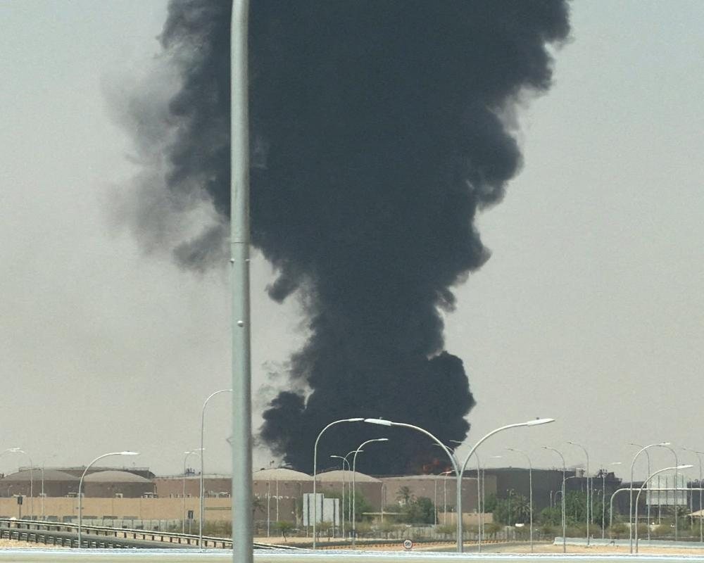 Smoke Rises Over Riyadh Airport After Overnight Air-Raid Alerts
