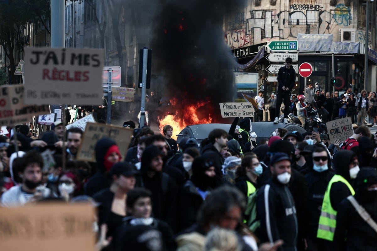 France protests over school funding turn violent as police arrest 160